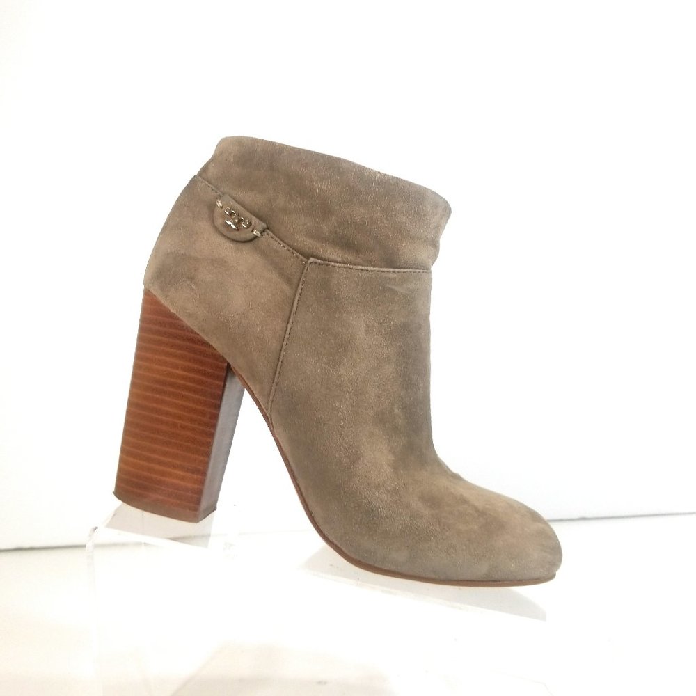 Tory Burch Women Heels Ankle Zip Up Booties 9.5 M